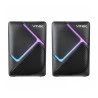 CAIXA DE SOM GAMER VINIK CONSTELATION 2.0 6W LED RAINBOW - VSPKG6