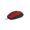 MOUSE USB MULTILASER MF400 SLIM SILENCIOSO 180CM VERMELHO - MO390