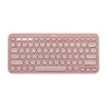 TECLADO SEM FIO BT LOGITECH PEBBLE KEYS 2 K380S ROSA