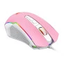 MOUSE REDRAGON M910PW-RGB RANGER BRANCO COM ROSA