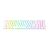 TECLADO MECANICO GAMER REDRAGON K626 ASHE RGB BRANCO SWITCH MARRO