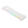 TECLADO MECANICO GAMER REDRAGON K626 ASHE RGB BRANCO SWITCH MARRO