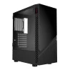 Gabinete gamer mid-tower Pcyes Set black Vulcan