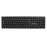 Teclado USB Multmídia KB-M10BK Preto C3Tech
