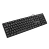 Teclado USB Multmídia KB-M10BK Preto C3Tech
