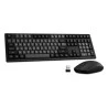 Kit gamer teclado e mouse Akko Monsgeek preto e cinza