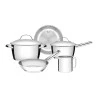 JOGO DE PANELA TRAMONTINA ALLEGRA 5 PEÇAS ACO INOX