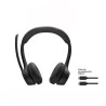 Headset gamer Logitech Zone 300 preto - 981-001406