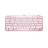 TECLADO SEM FIO LOGITECH MX KEYS MINI ROSA