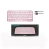 TECLADO SEM FIO LOGITECH MX KEYS MINI ROSA