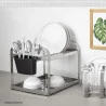ESCORREDOR DE LOUÇA BRINOX 16PCS INOX