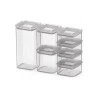 JOGO DE POTES HERMATICOS COZA C/ 7PCS