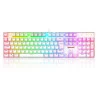 Teclado mecanico gamer Redragon K551WP mitra branco switch azul (Default)