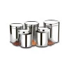 JOGO DE POTES BRINOX C/ TAMPA 5PCS