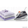 Ferro a vapor Black+Decker FX3100 127V com vaporizador cinza e laranja