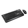 KIT TECLADO E MOUSE C/FIO LECOO CM105 PRETO