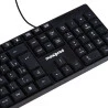 Teclado Maxprint OfficeEasy com fio USB 2.0 preto - 60000153