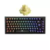 TECLADO GAMER AKKO 5075S ABNT2 PRETO SWITCH VREAM YELLOW