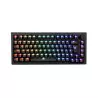 TECLADO GAMER AKKO 5075S ABNT2 PRETO SWITCH VREAM YELLOW