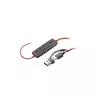 FONE DE OUVIDO HEADSET PLANTRONICS BLACKWIRE C3220 DUPLO USB-A/C