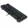 Teclado magnetico gamer Redragon K552 Kumara Pro RGB Switch marrom