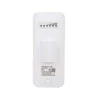 Parte de trás do NanoStation M5 Branco com as especificações