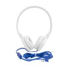 Visão Frontal do Fone de ouvido com Microfone HP Dobrável H2800 Azul