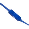 Visão do Microfone do Fone de ouvido com Microfone HP Dobrável H2800 Azul