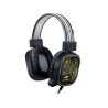 Visão Lateral do Headset com microfone C3TECH Gamer Crane PHG320BK