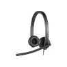 FONE DE OUVIDO COM MICROFONE LOGITECH H570E STEREO USB