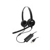 FONE DE OUVIDO HEADSET ZOX DH-80D DUPLO USB