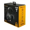 Fone de Ouvido Headset Gamer Cyber Preto Com LED Usb Stereo Com Fio Clanm