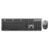 Kit teclado e mouse sem fio Oex TM410 chumbo - 48.7307