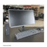 Mini PC Power Syma i3-10105 8Gb 240SSD Win10  em um setup com monitor, teclado e mouse