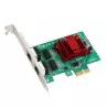 Placa de Rede Dual Port Vinik 10/100/1000 PCI-E PRV2P1000E