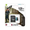 CARTÃO DE MEMÓRIA 128GB KINGSTON GO PLUS CLASS MICRO+ADAP