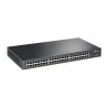 Visão diagonal Switch Tp-Link TL-SG1048 48 Portas Gigabit 10/100/1000