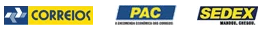 Formas de Entrega - Correios, SEDEX e PAC